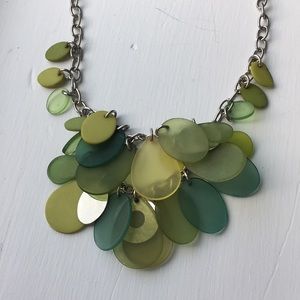 Green and Silver Necklace